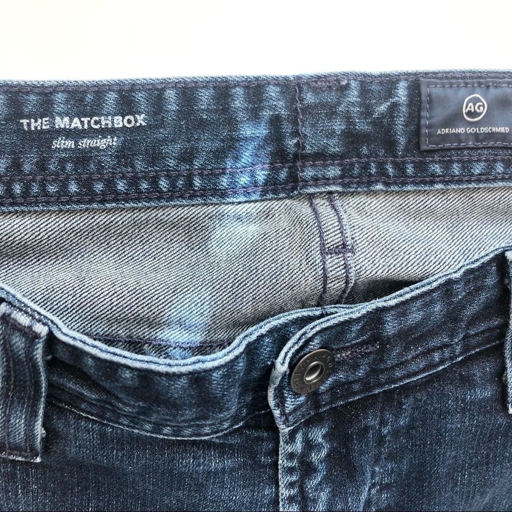 AG ADRIANO GOLDSCHMIED Men’s Jeans straight leg, size 36, medium wash - Picture 7 of 16